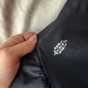 Free People Movement Black Romper